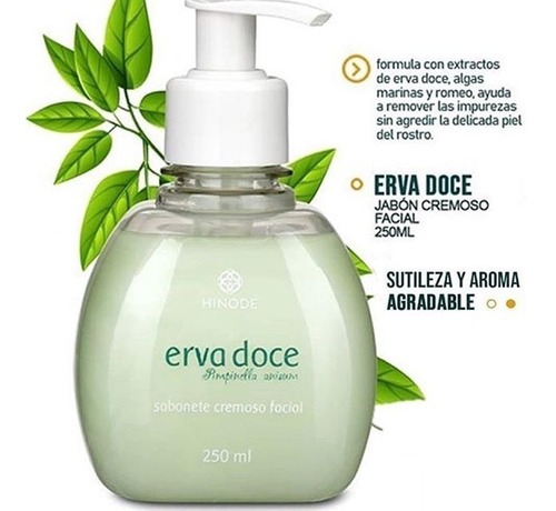 ERVA DOCE JABON CREMOSO FACIAL