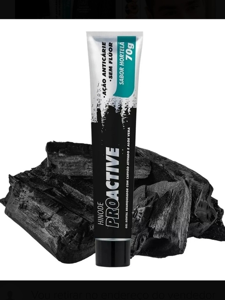 GEL DENTAL CARBON ACTIVADO + ALOE VERA PROACTIVE